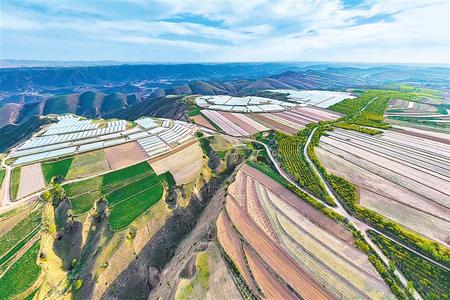 地处深山的白银会宁县新庄镇积极发展蔬菜大棚种植