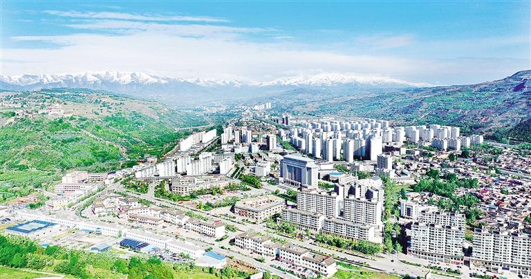 临夏县持续加大城市基础设施建设