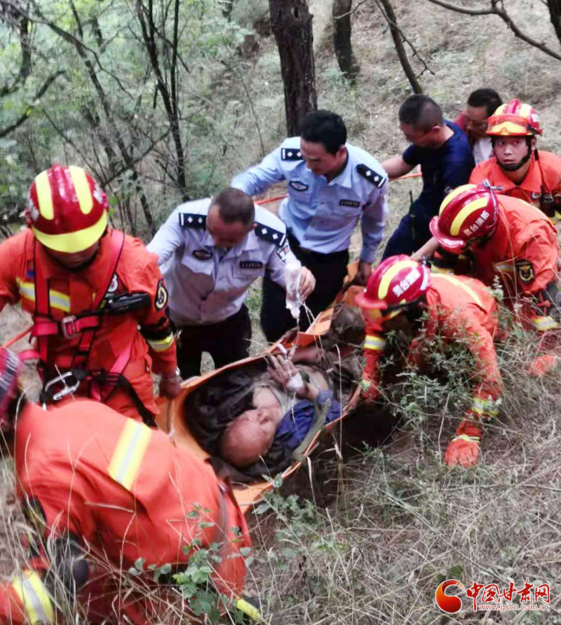 【我为群众办实事】平凉灵台：六旬老人山林走失 警民携手成功施救