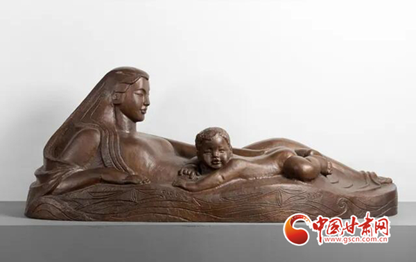 何鄂作品《黃河母親》亮相中國美術館藏黃河題材美術精品展