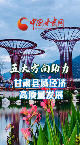 图解|五大方向助力甘肃县域经济高质量发展