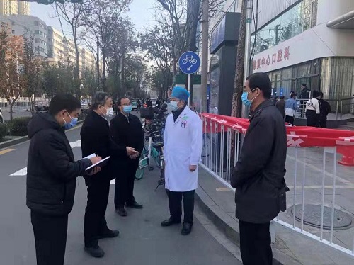 省残联党组书记、理事长王建强调研督导省康复中心疫情防控工作