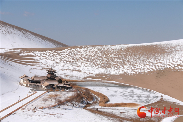 【陇拍客】银装素裹 雪后敦煌景如画