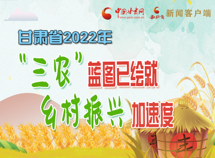 图解丨甘肃省2022年“三农”蓝图已绘就 乡村振兴加速度