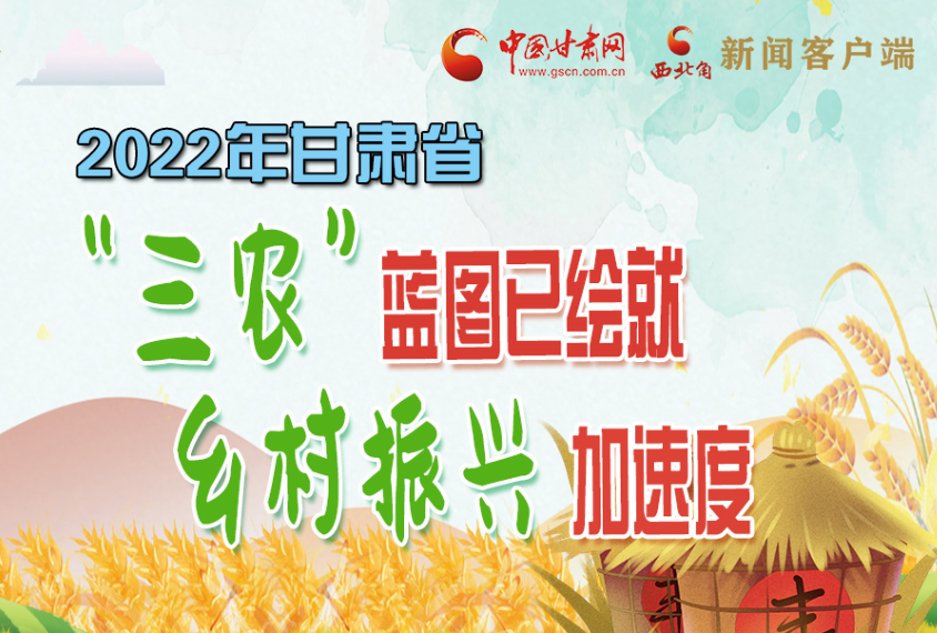 图解丨2022年甘肃省“三农”蓝图已绘就 乡村振兴加速度