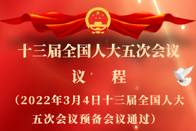 微海报|全国人大会议议程来了！