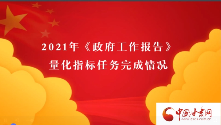 微动画| 2021年《政府工作报告》量化指标任务完成情况