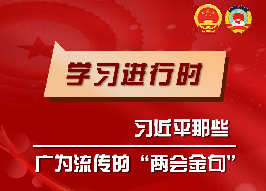 【2022全国两会】海报丨习近平那些广为流传的“两会金句”