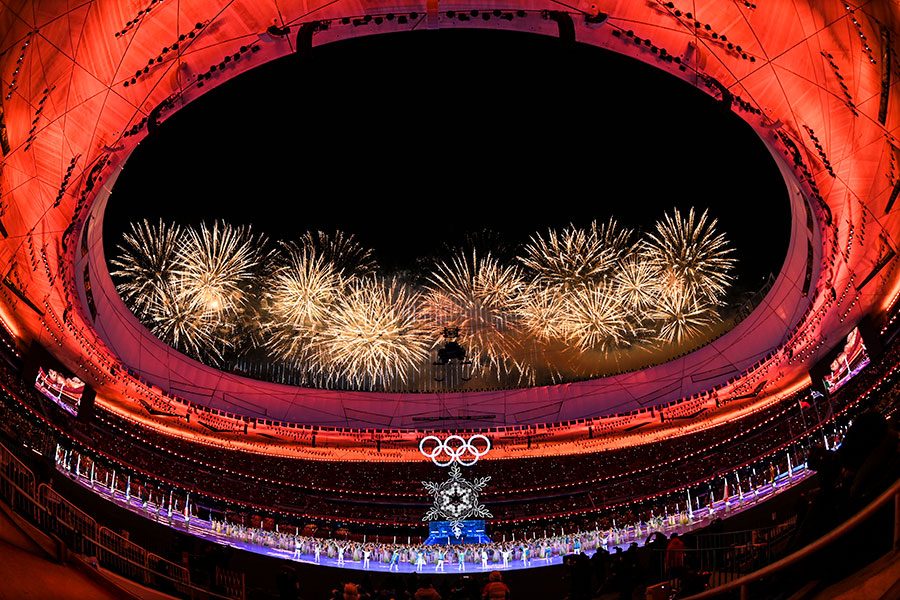 2022年2月20日晚,北京第二十四届冬季奥林匹克运动会闭幕式在国家体育场举行。