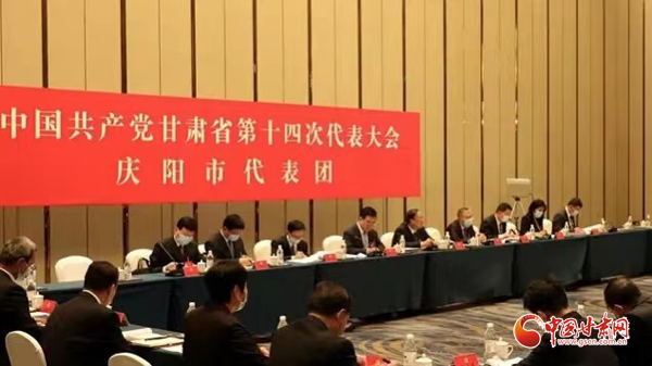庆阳市代表团热烈讨论甘肃省第十四次党代会报告