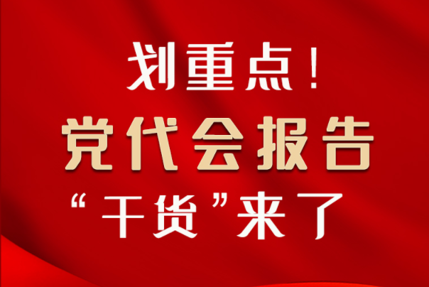 【聚焦甘肃省党代会·图解】划重点！党代会报告“干货”来了！