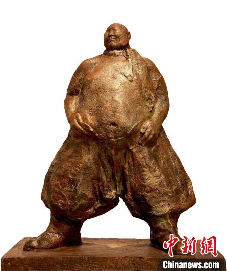 吴为山的雕塑作品《大草原》 中国美术馆供图