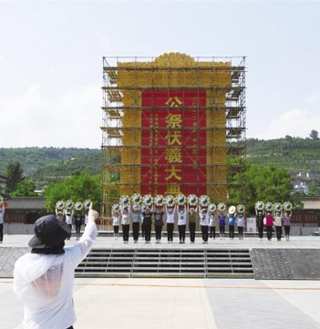 天水公祭伏義大典《乐舞告祭》进入联排阶段