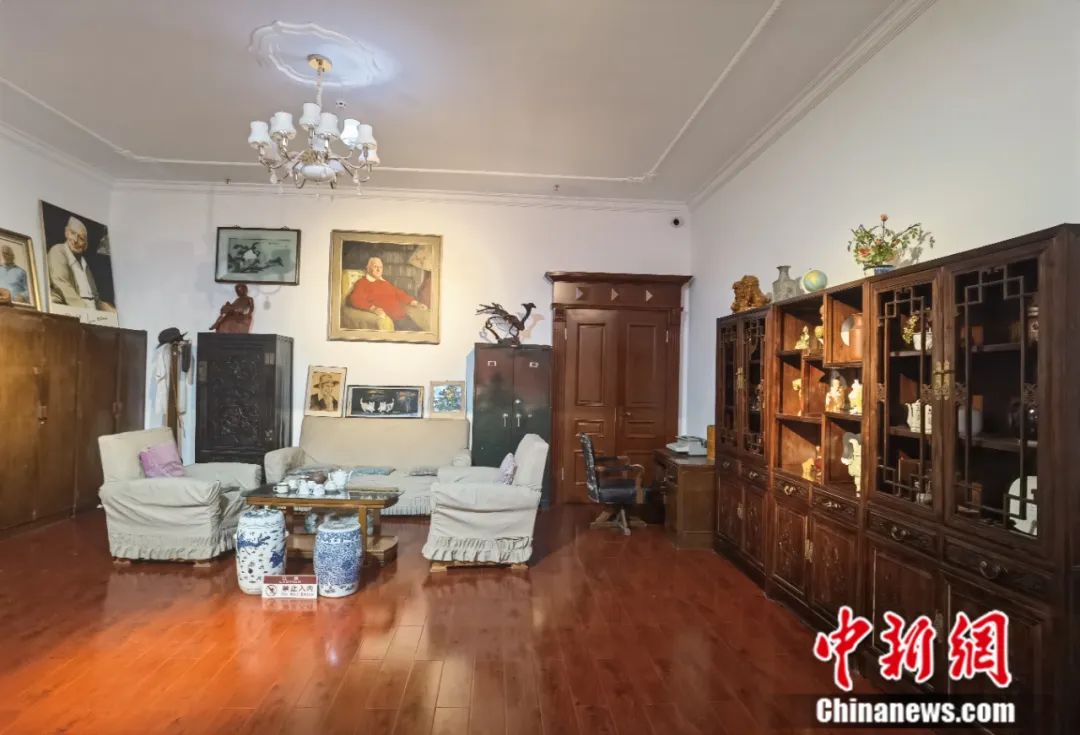 甘肃省山丹艾黎纪念馆内陈设的艾黎北京故居原貌。中新社发 杨艳敏 摄 甘肃省山丹艾黎纪念馆内陈设的艾黎北京故居原貌。中新社发 杨艳敏 摄
