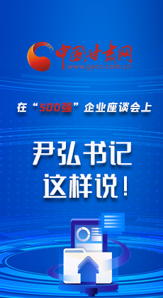 图解|在“500强”企业座谈会上 尹弘书记这样说！