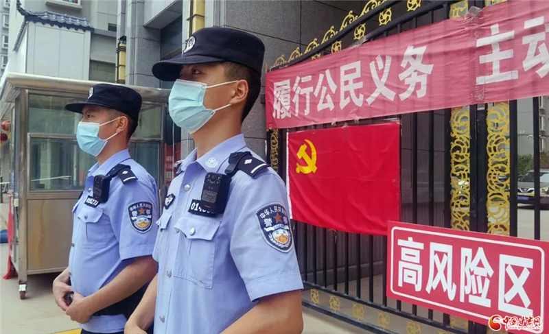 【疫情防控·担当】兰州九州派出所民辅警“逆行而上” 护卫百姓安全