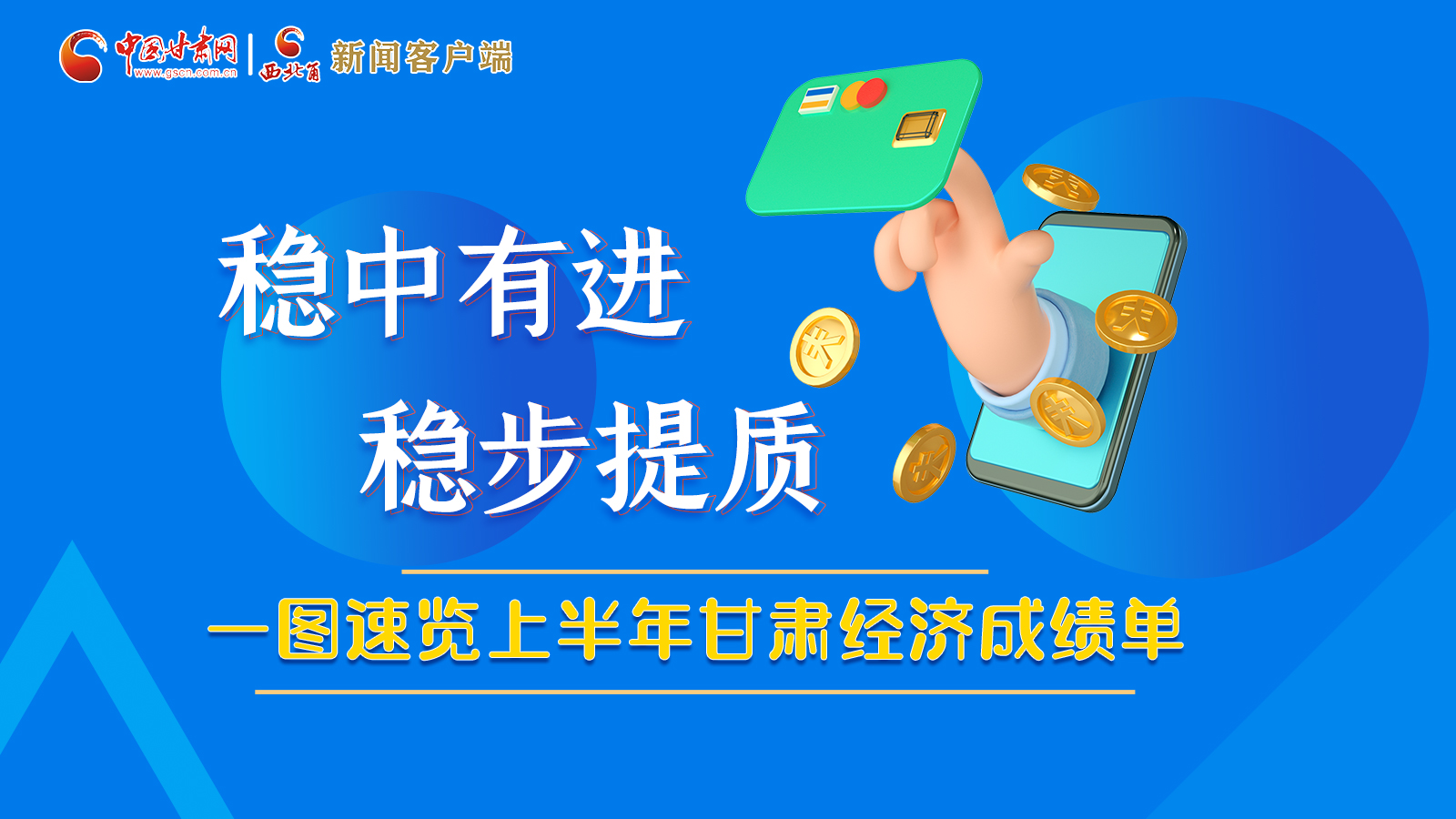 长图丨稳中有进 稳步提质 一图速览上半年甘肃经济成绩单