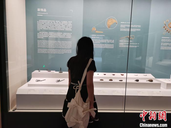 民众参观伊特鲁里亚文明的文物。 钟升 摄 民众参观伊特鲁里亚文明的文物。 钟升 摄