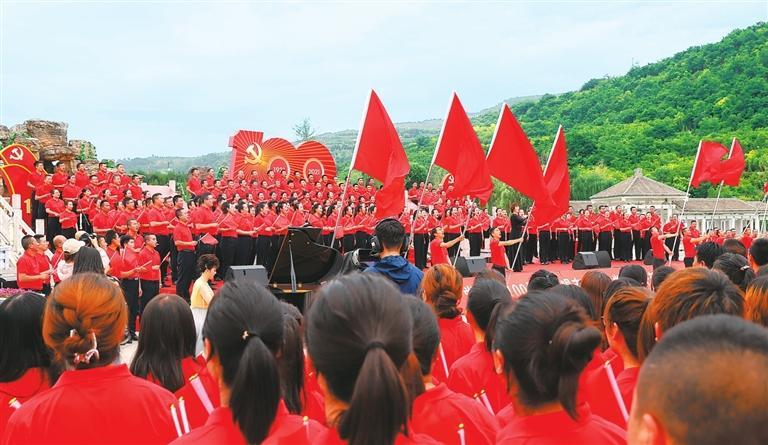 《无极五平台注册登录_坚持以高质量党建推动高质量发展——甘肃省推进新时代党的建设新的伟大工程综述》