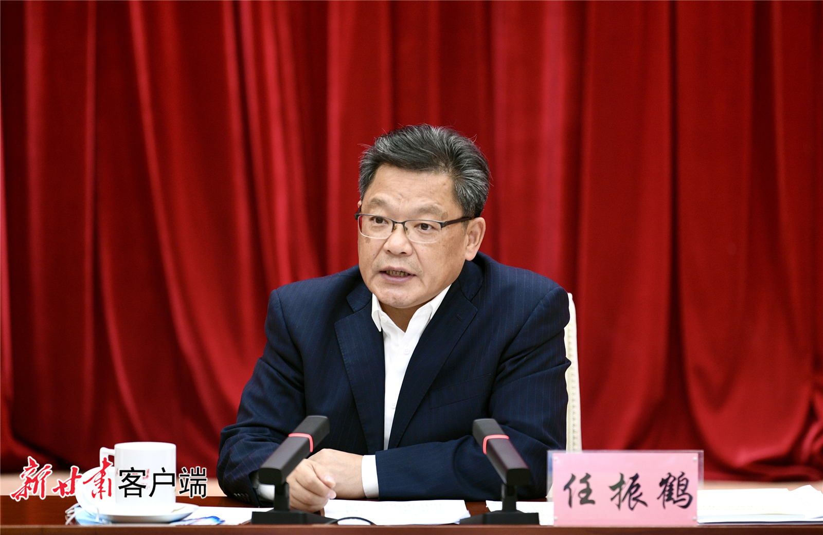 【甘快看】2022年甘肃省央地合作项目协调推进会在兰州召开，任振鹤出席并讲话
