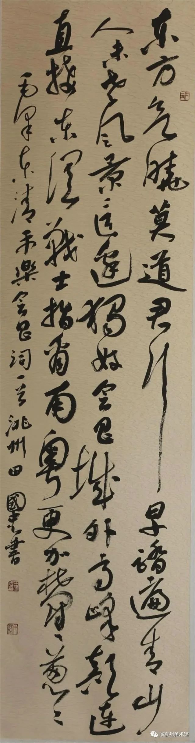 田国忠 书法 甘南州
