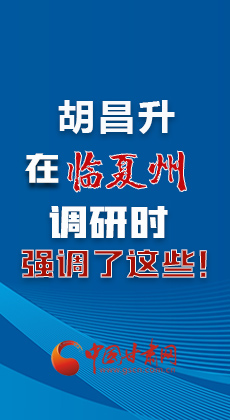 图解|胡昌升在临夏州调研时强调了这些！