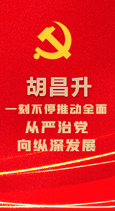 图解|胡昌升：一刻不停推动全面从严治党向纵深发展