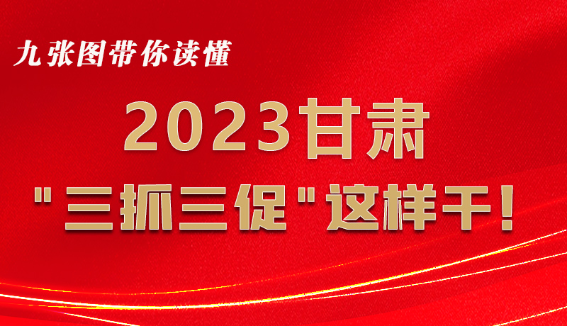 海报|九张图带你读懂2023甘肃