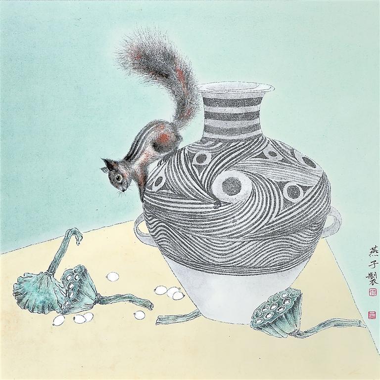 一场跨越时空的对话——定西市女画家彩陶主题作品选