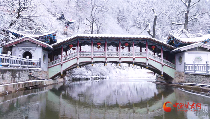 【陇拍客】兰州榆中：春雪飘洒润兴隆 玉树琼花漫山开