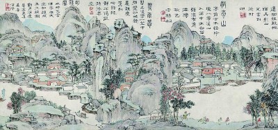 山水版画与地域人文