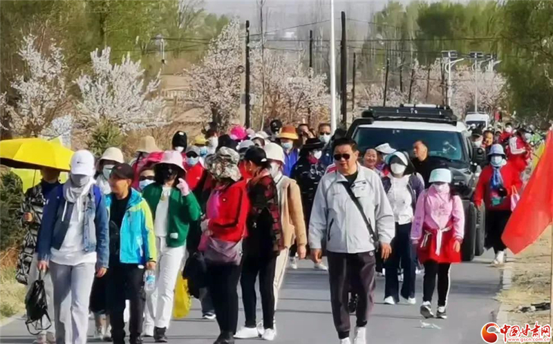 酒泉金佛寺杏花文化旅游季开幕