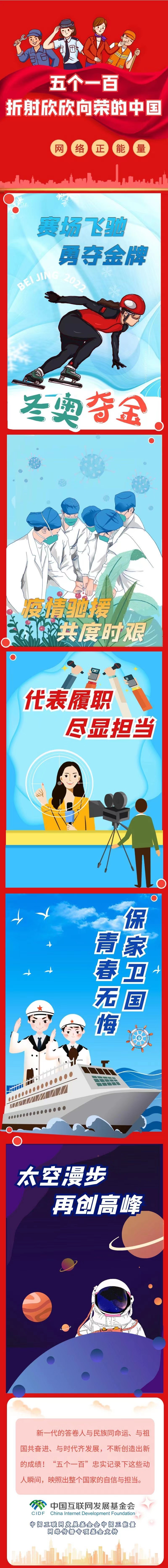 五个一百:折射欣欣向荣的中国 五个一百:折射欣欣向荣的中国