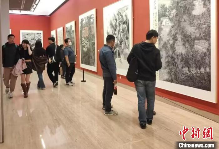 “2022·中国写意画作品展”现场 中国美术家协会供图 “2022·中国写意画作品展”现场 中国美术家协会供图