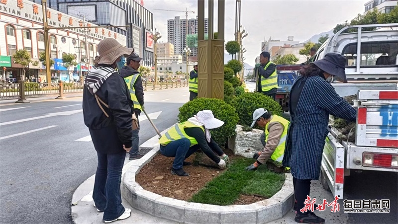 植绿行动扮新城 唐卫民 摄 植绿行动扮新城 唐卫民 摄.jpg