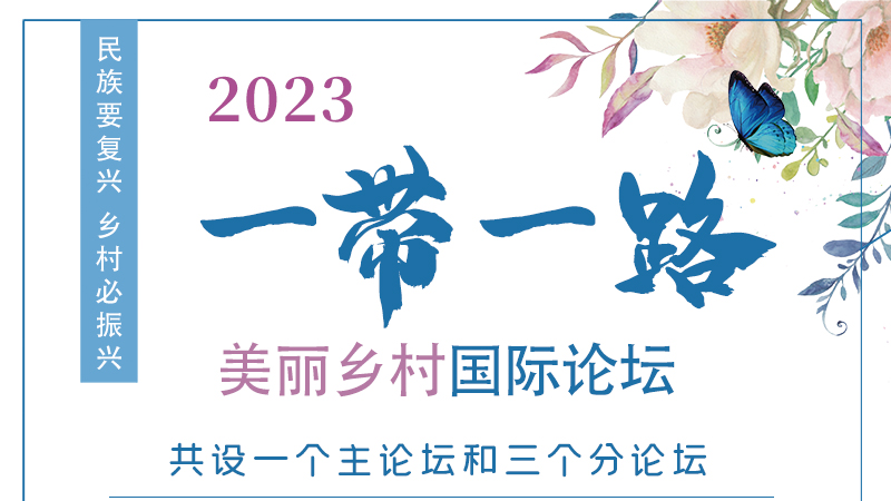 海報|來了來了！“一帶一路”美麗鄉村國際論壇即將啟幕！