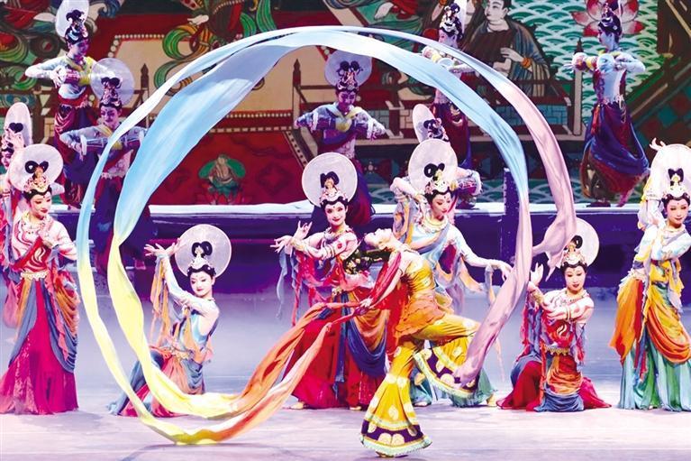 活的敦煌壁画 美的艺术享受 经典舞剧《丝路花雨》惊艳杭州观众