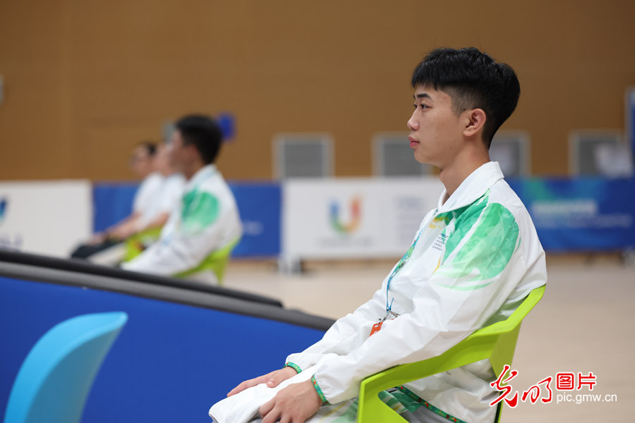 “小青椒”成都大运会赛场的靓丽风景线 “小青椒”成都大运会赛场的靓丽风景线