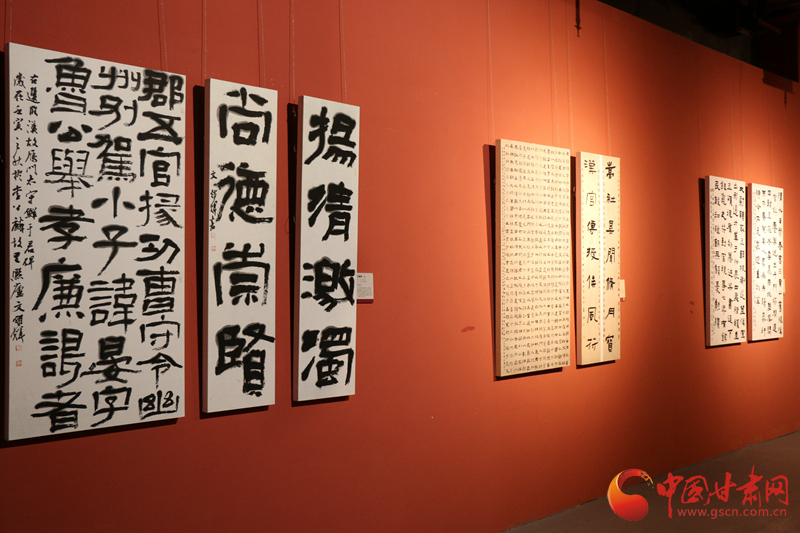 全国书法临帖作品展甘肃巡展在兰州开幕 将持续至8月25日