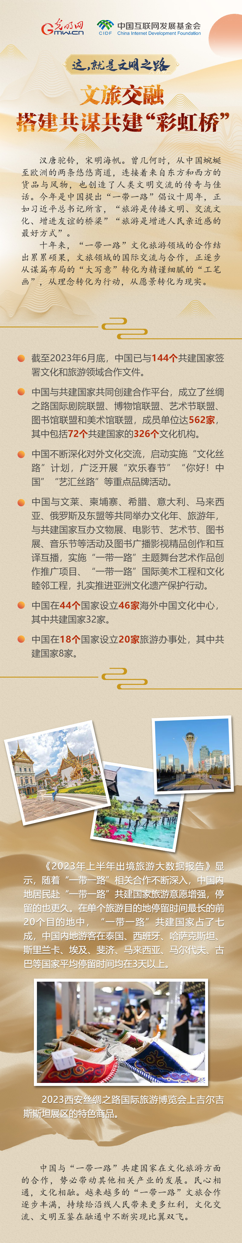 【大道共通】这,就是文明之路丨文旅交融 搭建共谋共建“彩虹桥” 【大道共通】这,就是文明之路丨文旅交融 搭建共谋共建“彩虹桥”