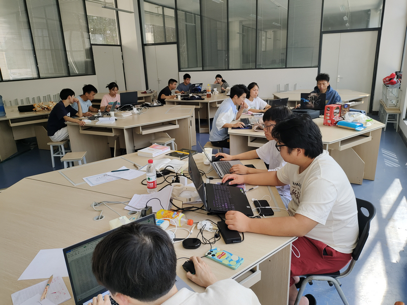 1贵州交通职业技术学院团队培训参赛场景。贵州交通职业技术学院供图