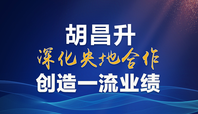 图解|胡昌升：深化央地合作创造一流业绩