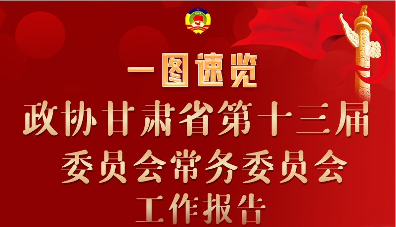 速览！政协甘肃省第十三届委员会常务委员会工作报告极简版→