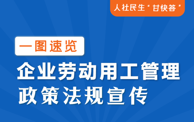 人社民生“甘快答”：企业劳动用工管理政策法规宣传