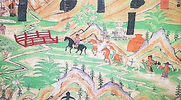 敦煌壁画里的植物