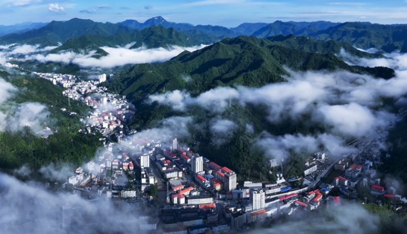 【小陇画报·282期】康县：雨后云海景象 犹如水墨画境