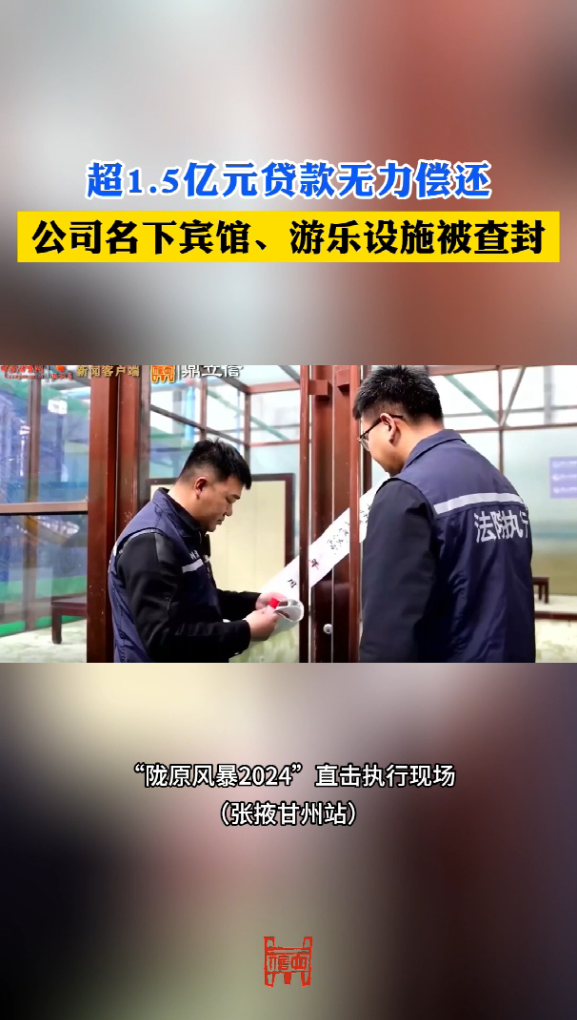 公司名下宾馆、游乐设施被查封