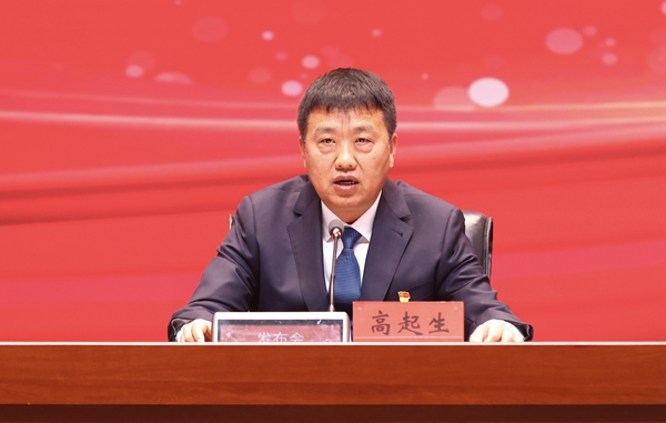 黑龙江省住房和城乡建设厅党组书记、厅长高起生。韩东贤摄