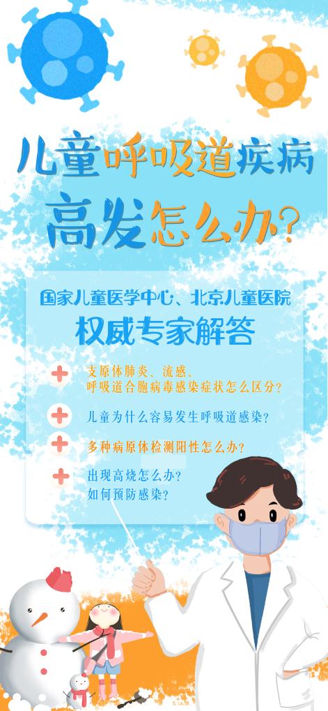 儿童呼吸道疾病高发怎么办?权威专家解答