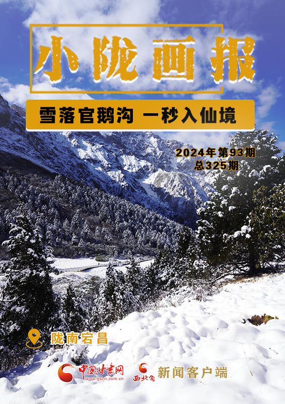 【小陇画报·325期】宕昌：雪落官鹅沟  一秒入仙境
